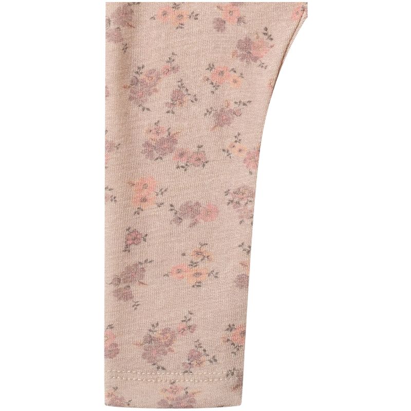 Wheat leggings i ull til baby, Lilac Flowers