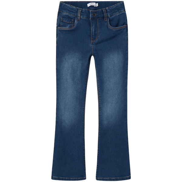 Hovedbilde Name It Nkfsalli Boot-cut jeans m/fleece, Dark ...
