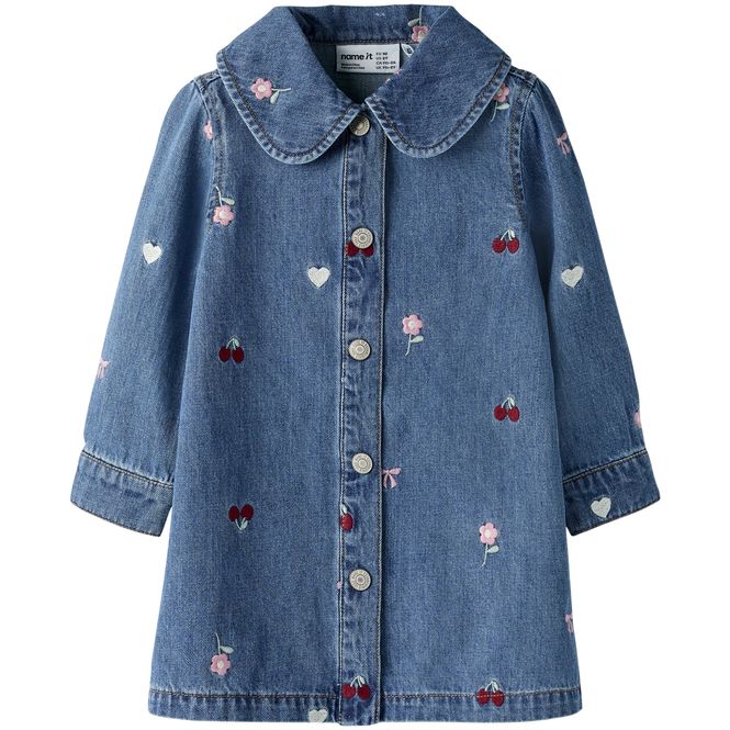 Hovedbilde Name It Nmfemily denim kjole til småbarn, Medium ...
