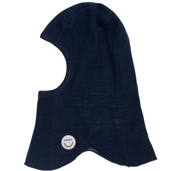 Hovedbilde Viking Soft balaclava i ull/bambus til barn, navy