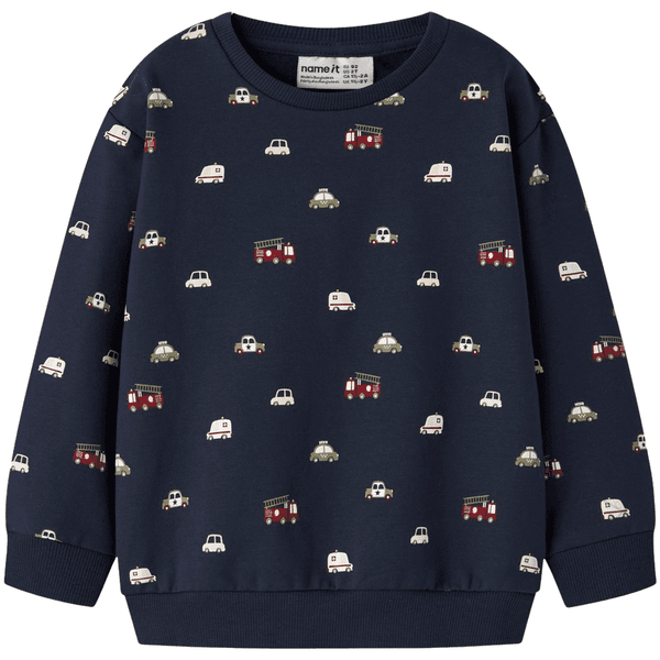 Hovedbilde Name It Nmmthuen sweatshirt til småbarn, Navy ...