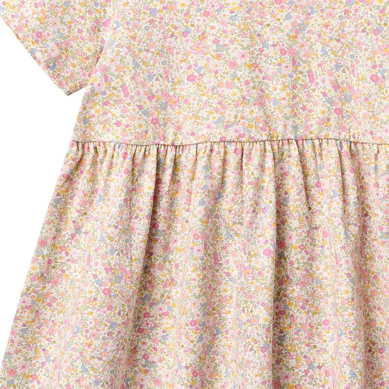 Wheat Anna kjole til barn, Blush Flower Meadow