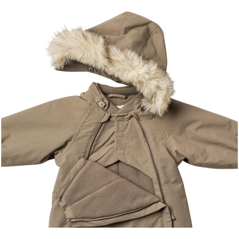 Wheat Nickie vinterdress til baby, Dry Wood