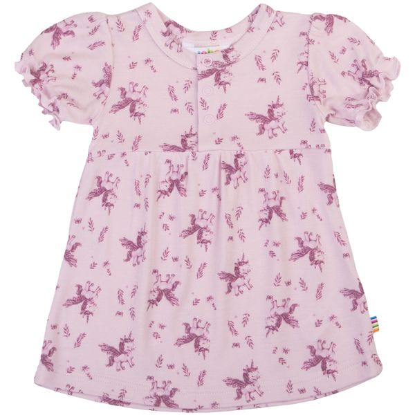 Hovedbilde Joha Unicorn & Dino kjole i bambus, Pink