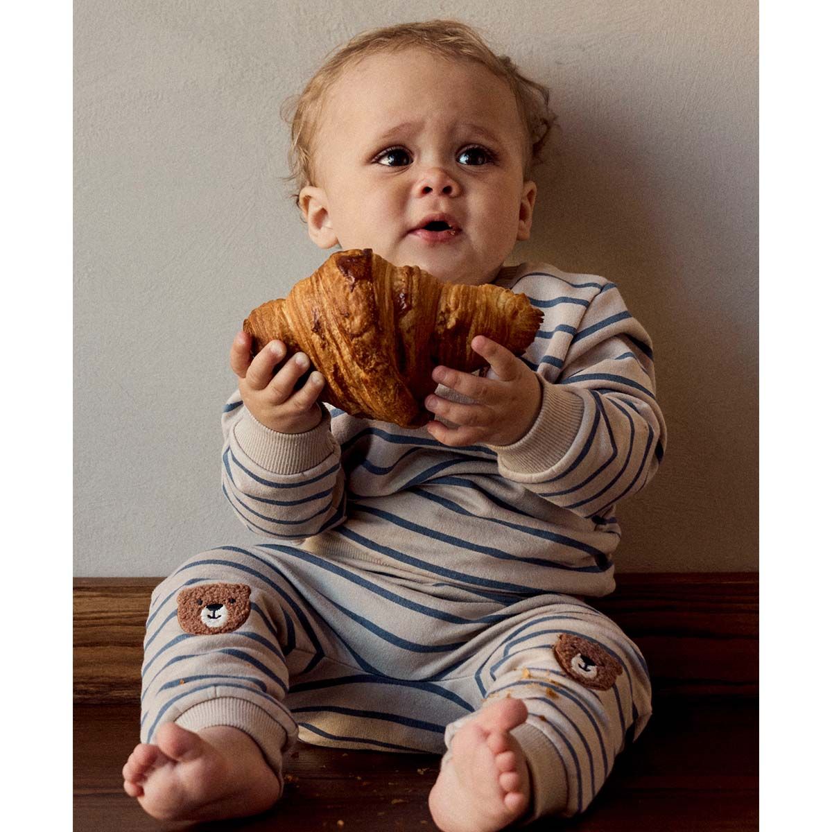 Name It Nbmdaddel sweatshirt til baby, Chateau Gray