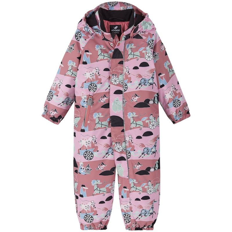 Reima Puhuri Moomin vinterdress til baby, Rose blush