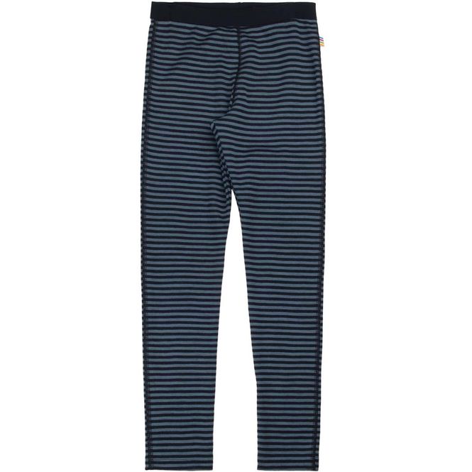 Hovedbilde Joha Mini Stripe leggings i ull til barn, Blue