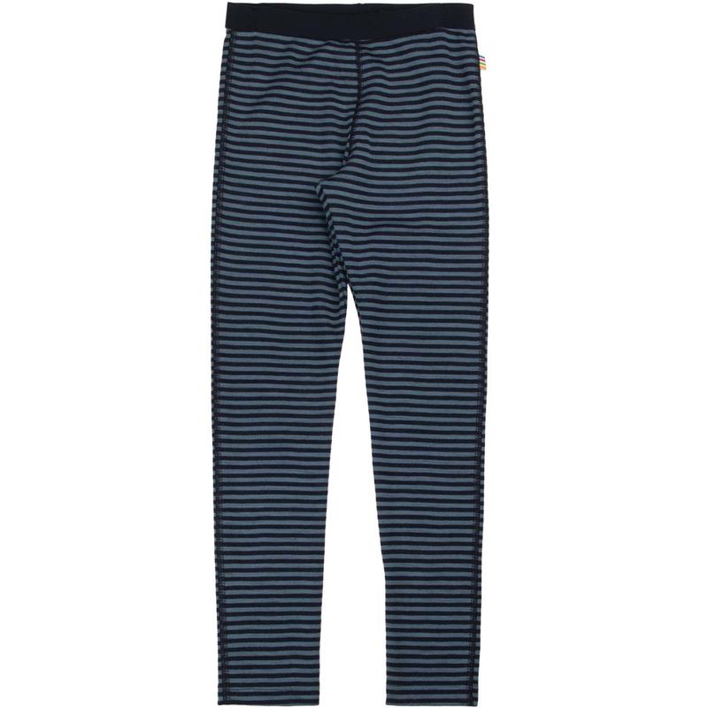 Joha Mini Stripe leggings i ull til barn, Blue