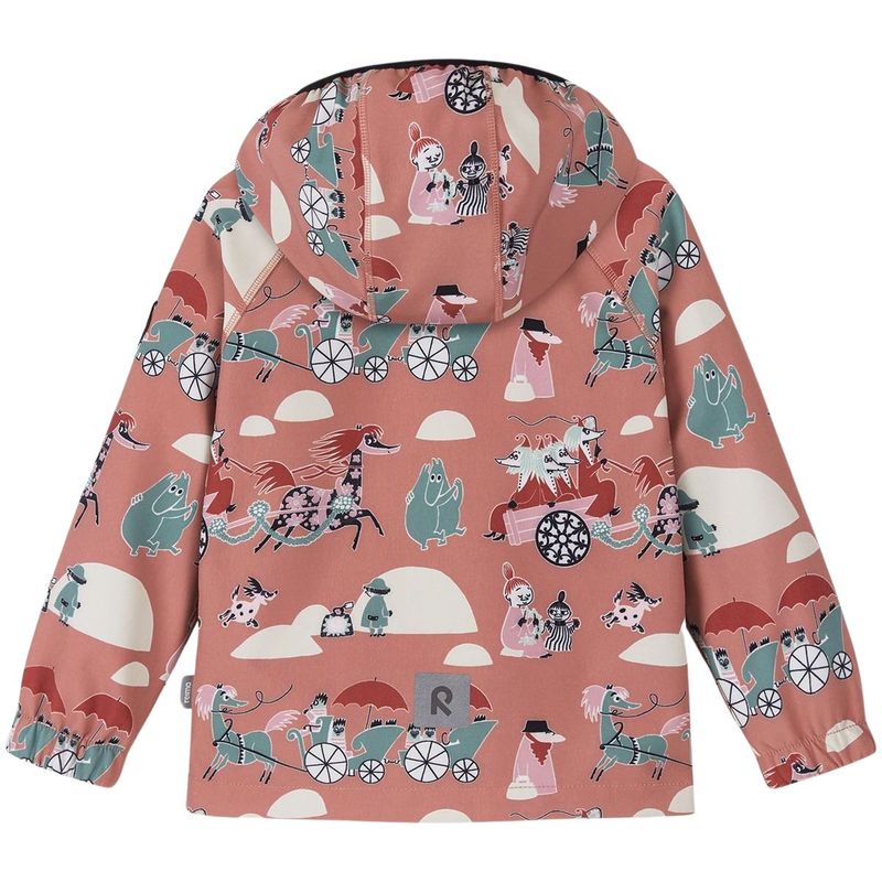 Reima Moomin Vantti softshelljakke, Rose Blush
