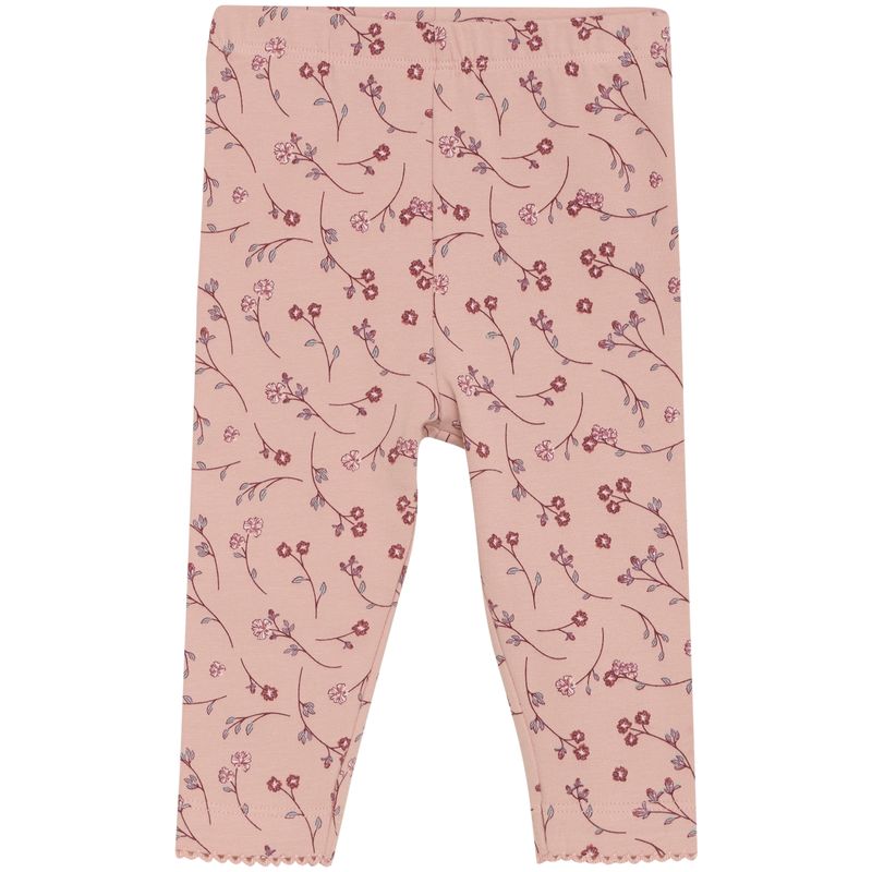 Minymo leggings til baby, Misty Rose