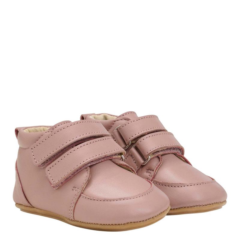 En Fant Prewalker i skinn til baby, Old Rose